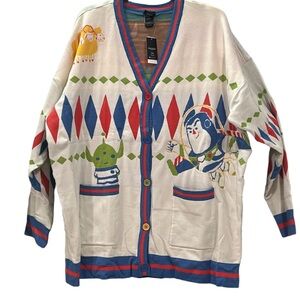 Disney Her Universe Disney Pixar Toy size 2 White Cardigan Toy Story Characters